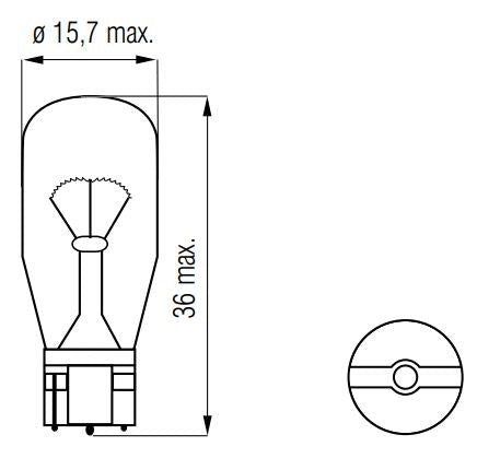Afbeelding laden in galerijviewer, Bosma lamp 12v-10w wedge-t15
