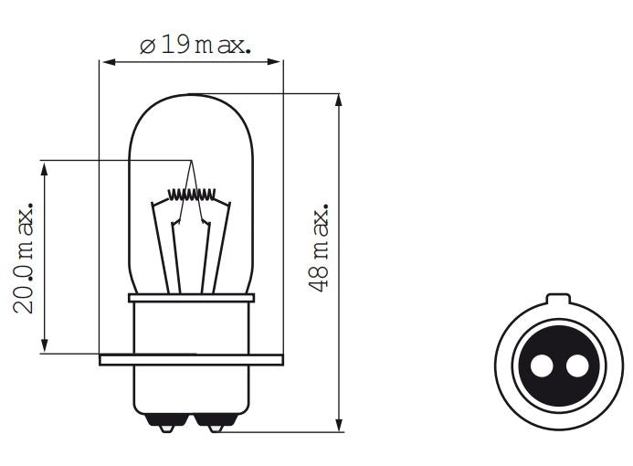 Afbeelding laden in galerijviewer, Bosma Lamp 12V-25 25W PX15D
