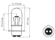 Bosma Lamp 12V-25 25W PX15D