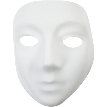 Creativ company creotime masker 17,5 x 14 cm wit kunststof