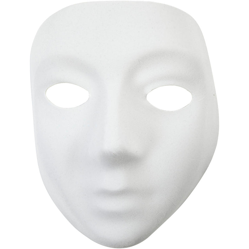 Afbeelding laden in galerijviewer, Creativ company creotime masker 17,5 x 14 cm wit kunststof
