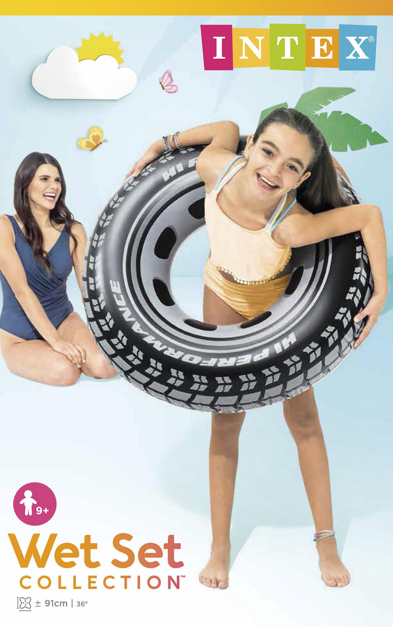 Afbeelding laden in galerijviewer, Intex autoband zwemband 91cm
