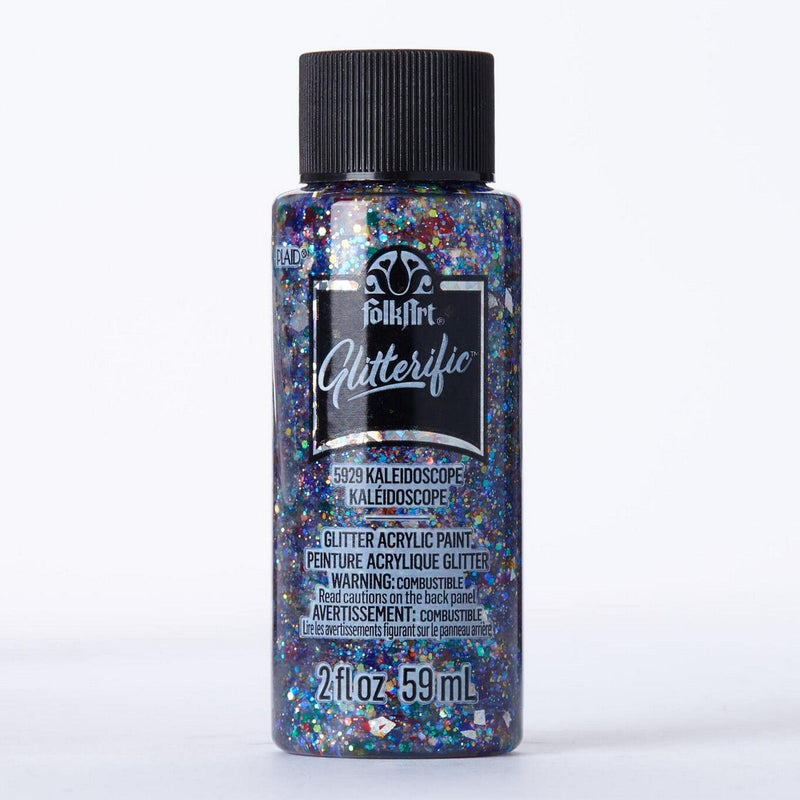 Afbeelding laden in galerijviewer, Folkart • glitterific acrylic paint kaleidoscope 59ml
