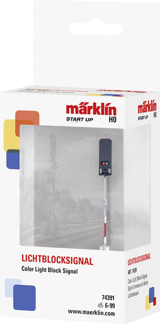 Märklin start up lichtbloksein