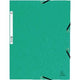 Mappen esselte flappen elastiek 55303e a4 240x320mm groen