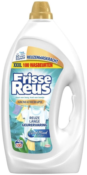 Frisse reus gel lotus - vloeibaar wasmiddel - witte was - frisse geurbeleving - 100 wasbeurten - grootverpakking