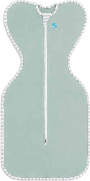 Love to dream ™ babyslaapzak swaddle up™ - inbakeren - baby 3-6 maanden - 6-8.5 kg - zomer - 0.2 tog - olijf groen