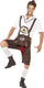 Vegaoo grappig oktoberfest beiers lederhosen kostuum voor mannen | maat m