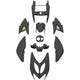 Edge plaatset yamaha aerox 9-delig - nardo grey