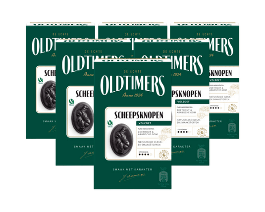 Oldtimers scheepsknopen (6x 185gr)