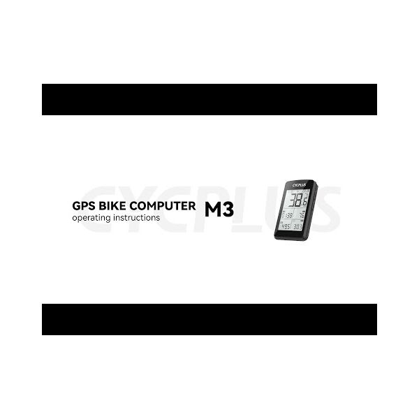Afbeelding laden in galerijviewer, Cycplus fietscomputer m3 gps
