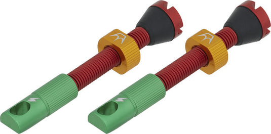 Peaty's 50to01 edition mk2 tubeless valve 2-pack set