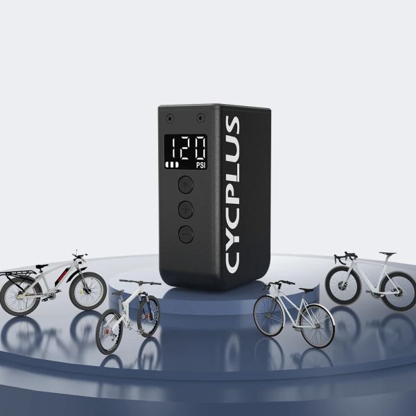 Afbeelding laden in galerijviewer, Cycplus elektrische accupomp as2 pro - zwart
