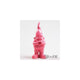 Stoobz design kabouter met hart 20cm fuchsia