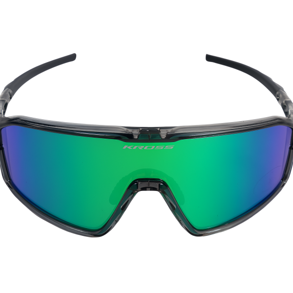 Afbeelding laden in galerijviewer, Kross fietsbril flash uv400 gepolariseerde lenzen - zwart frame
