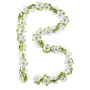 Basil Roses Garland - bloemenstreng - wit