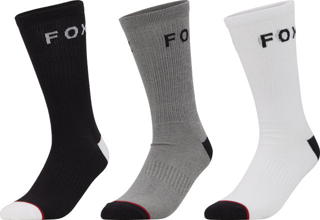 Afbeelding laden in galerijviewer, Fox head fox crew socks 3-pack
