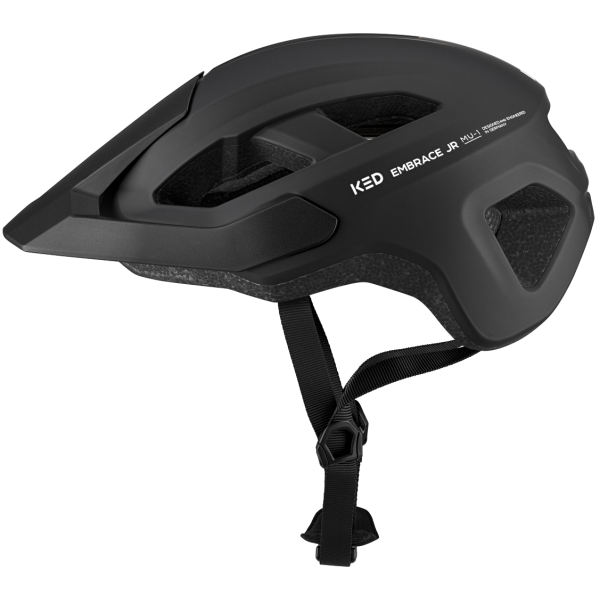Afbeelding laden in galerijviewer, Ked fietshelm embrace jr s-m (52-58cm) - mat zwart
