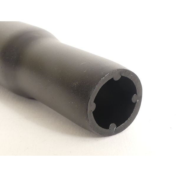 Afbeelding laden in galerijviewer, Zadelpen kaars ø27,2mm 300mm aluminium - zwart
