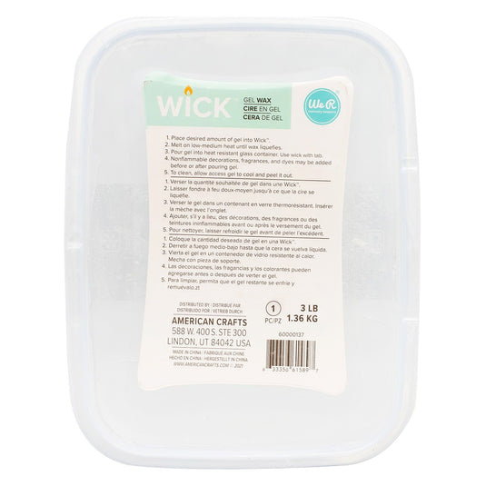 We r makers • wick gel wax