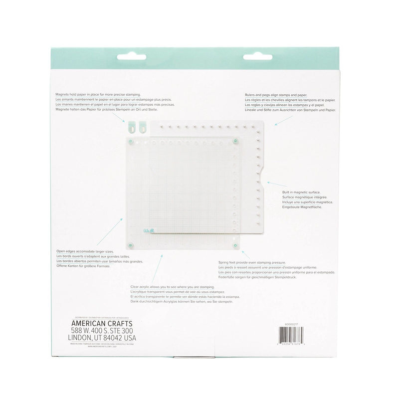 Afbeelding laden in galerijviewer, We r makers • precision press 30,5x30,5cm easy lift magnets set 4pcs
