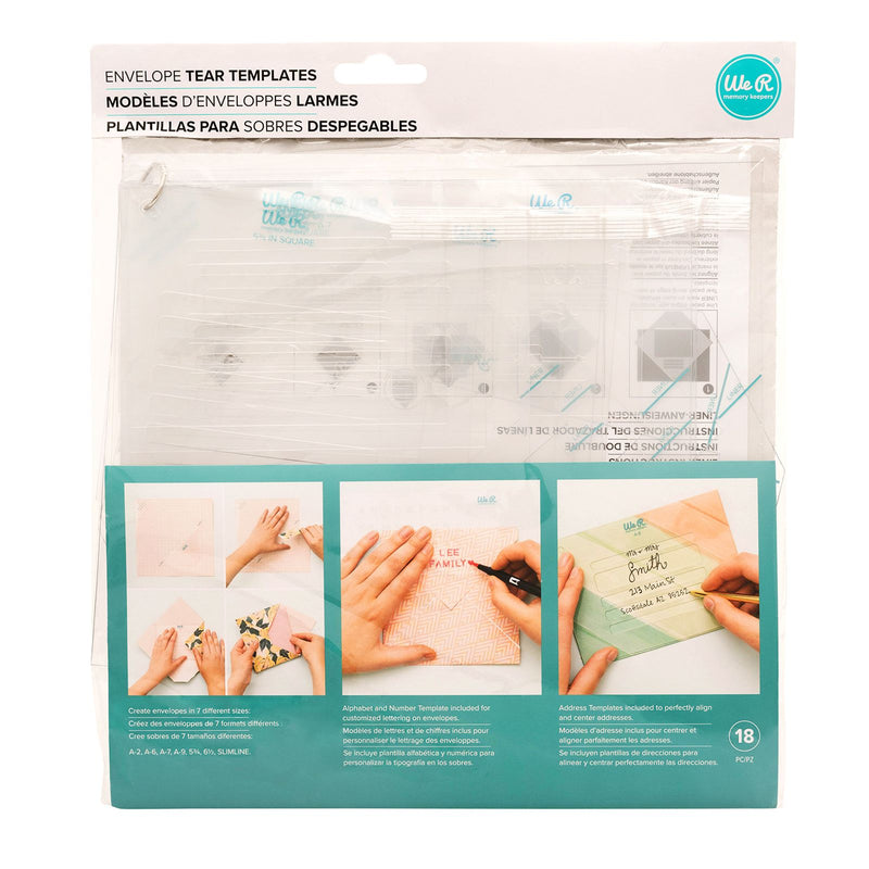 Afbeelding laden in galerijviewer, We r makers • envelope tear guides

