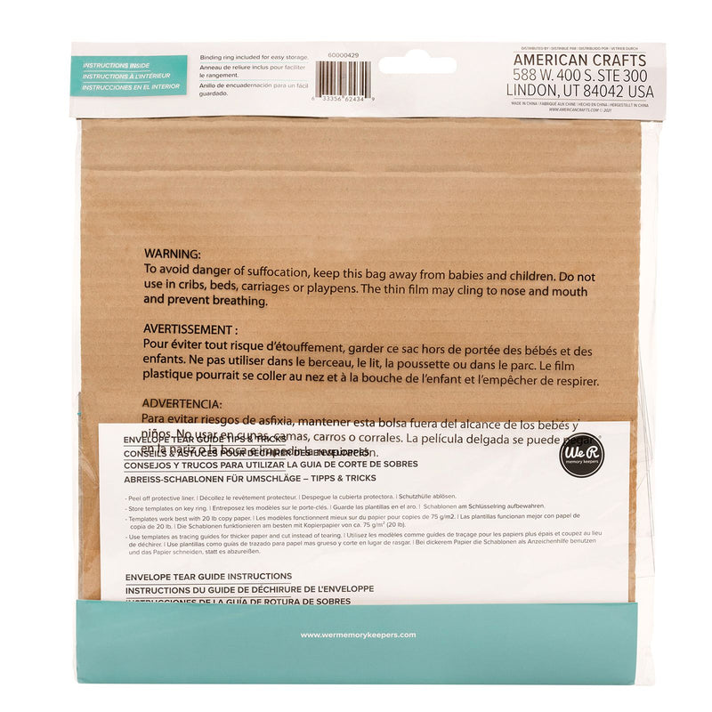 Afbeelding laden in galerijviewer, We r makers • envelope tear guides
