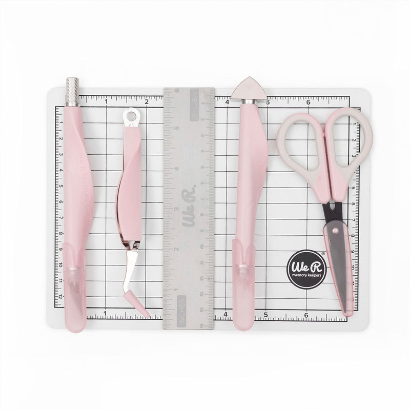 Afbeelding laden in galerijviewer, We r makers • mini tool kit pink 6pcs
