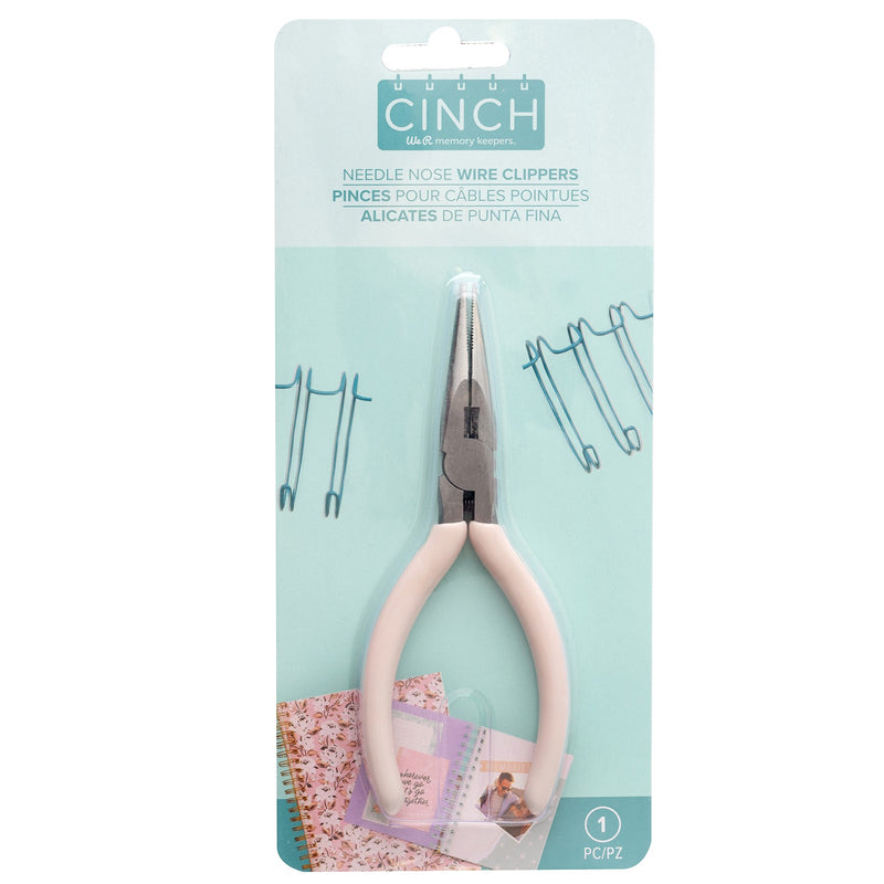 Afbeelding laden in galerijviewer, We r makers • cinch needle nose wire clippers pink

