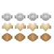 We r makers • charm staples multi shape metallic 12pcs