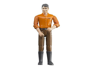Bruder man met bruine broek