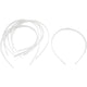 Creativ company haarbanden, b: 8 mm, 20 stuks, wit