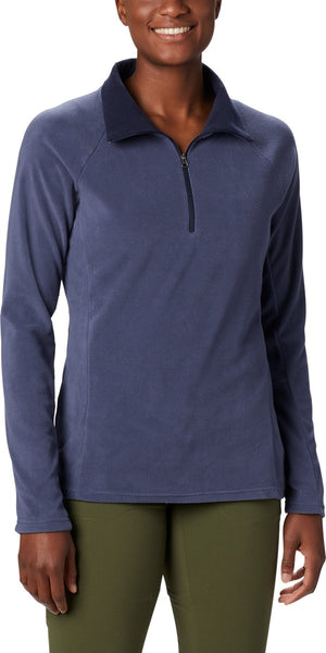 Columbia glacial™ iv 1 2 zip fleecetrui dames - outdoortrui - fleece trui - maat l - blauw