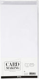 Creativ company kaarten enveloppen 15x15 cm wit 50 sets