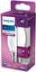 Philips led lamp - kaarslamp met e14 fitting - koelwit licht: 4000k - 60w - mat glas