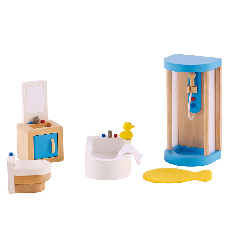Afbeelding laden in galerijviewer, Hape poppenhuis badkamer
