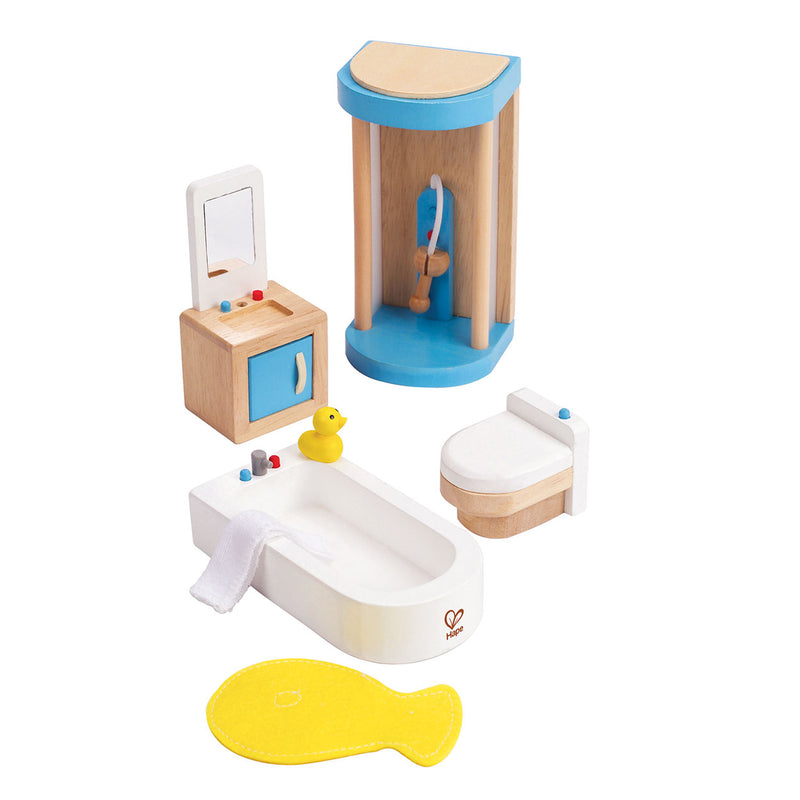 Afbeelding laden in galerijviewer, Hape poppenhuis badkamer

