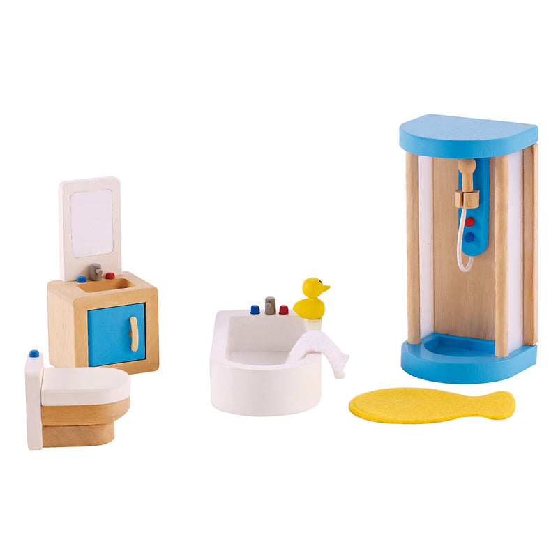 Afbeelding laden in galerijviewer, Hape poppenhuis badkamer
