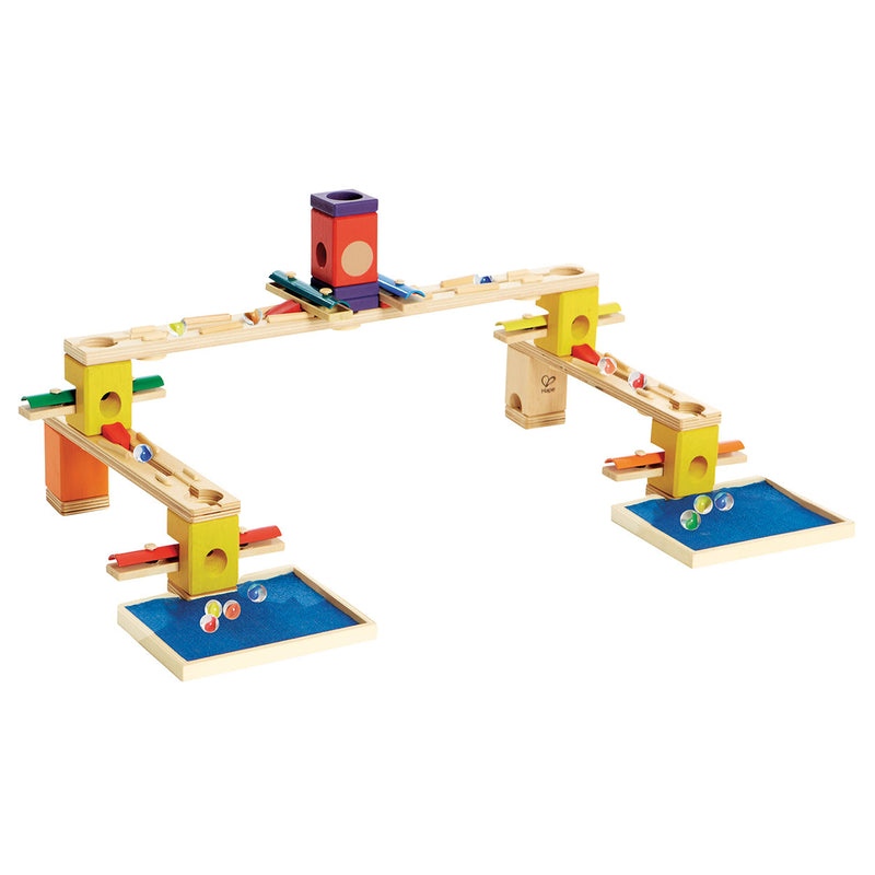 Afbeelding laden in galerijviewer, Hape quadrilla houten knikkerbaan music motion, 97dlg.
