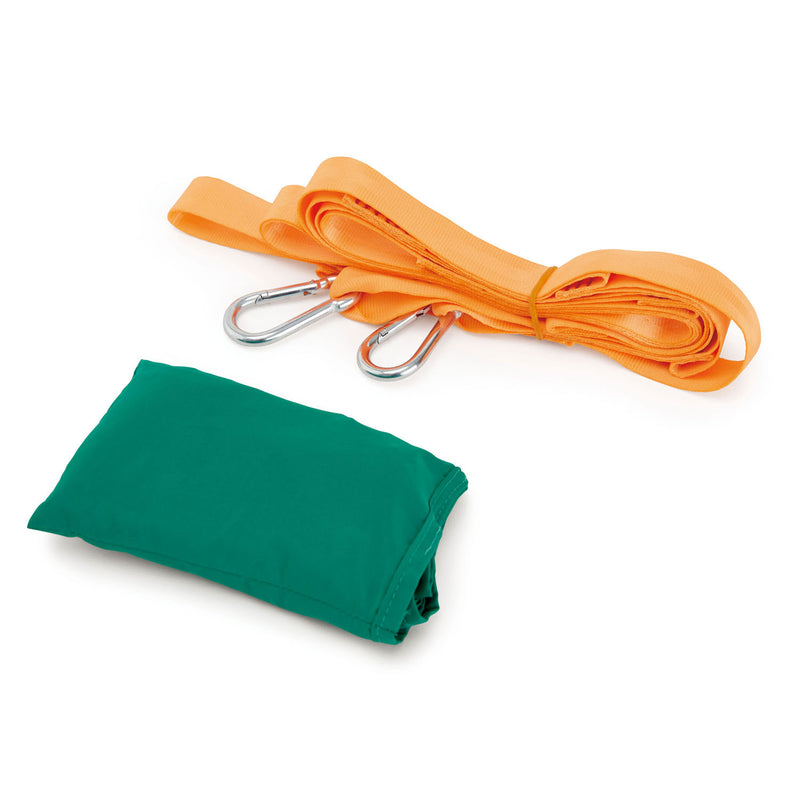 Afbeelding laden in galerijviewer, Hape pocket swing - draagbare boomschommel voor buiten, kamperen en wandelen, 5 jaar+
