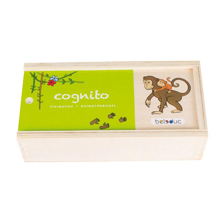 Afbeelding laden in galerijviewer, Beleduc cognito dierenmanieren herkennen houten kinderspel
