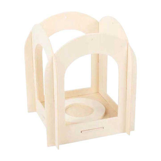 Houten lantaarn bouwset