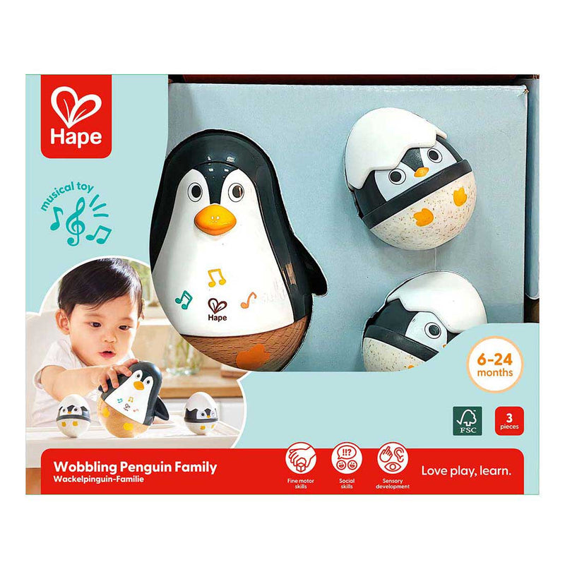 Afbeelding laden in galerijviewer, Hape duikelaar pinguin familie - 3dlg.

