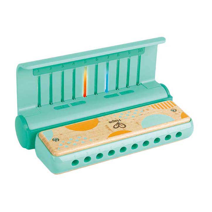 Afbeelding laden in galerijviewer, Hape leer met licht mondharmonica
