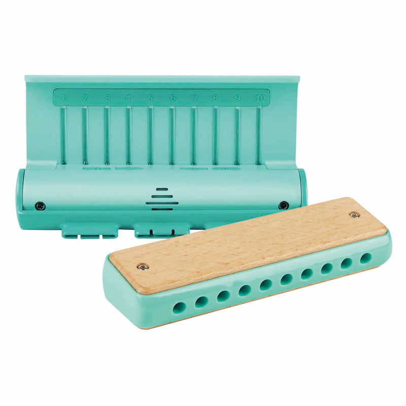 Afbeelding laden in galerijviewer, Hape leer met licht mondharmonica
