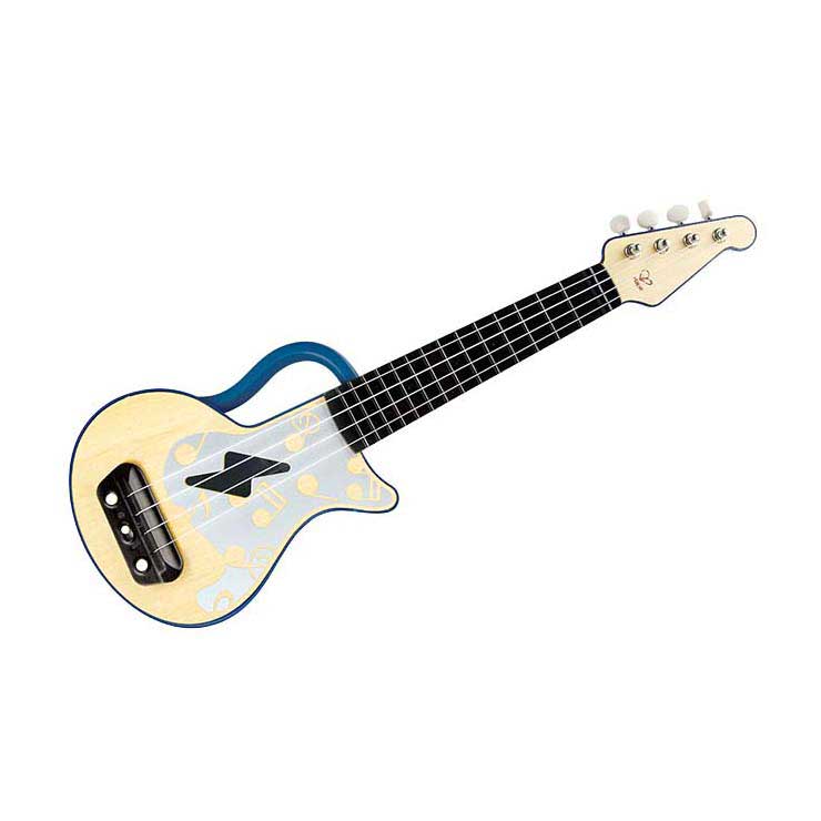 Afbeelding laden in galerijviewer, Hape ukelele met lichtjes - blauw
