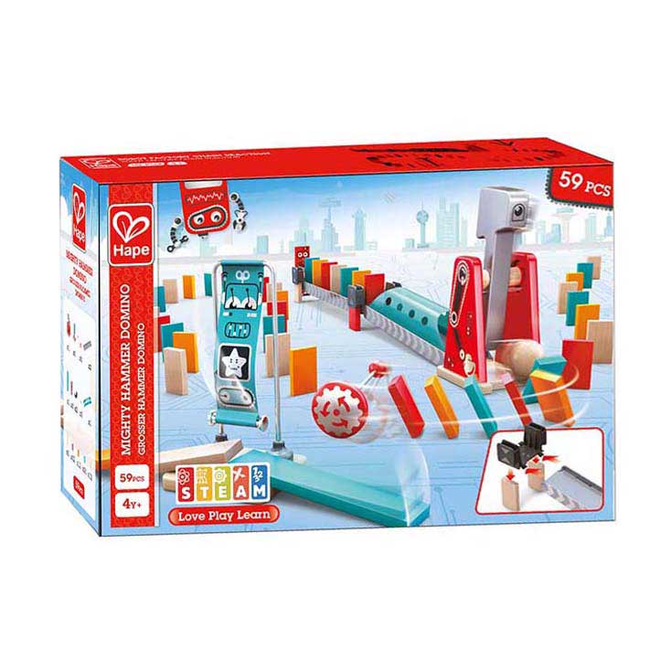Afbeelding laden in galerijviewer, Hape hamer domino - 59st.
