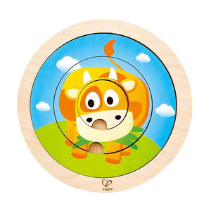 Hape draaiende puzzel boerderij