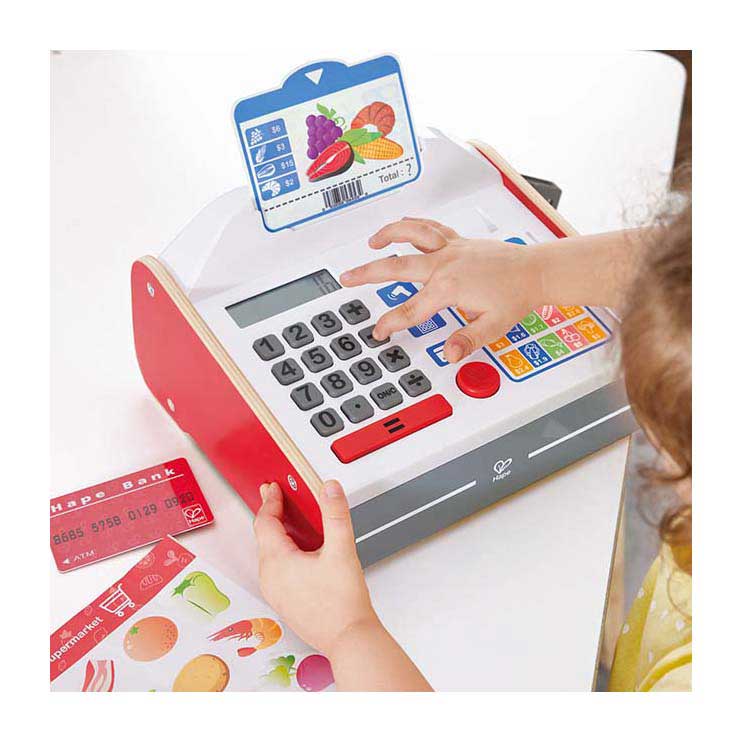 Afbeelding laden in galerijviewer, Hape interactieve kassa met licht en geluid

