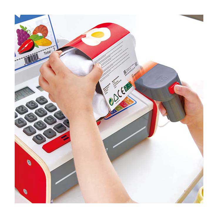 Afbeelding laden in galerijviewer, Hape interactieve kassa met licht en geluid
